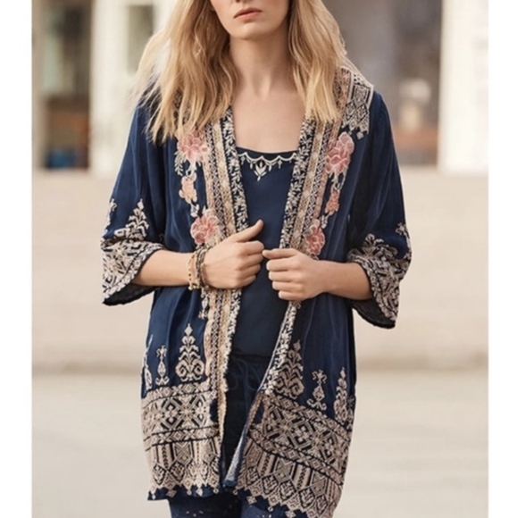Johnny Was EUC Helena Kimono M - Picture 1 of 6